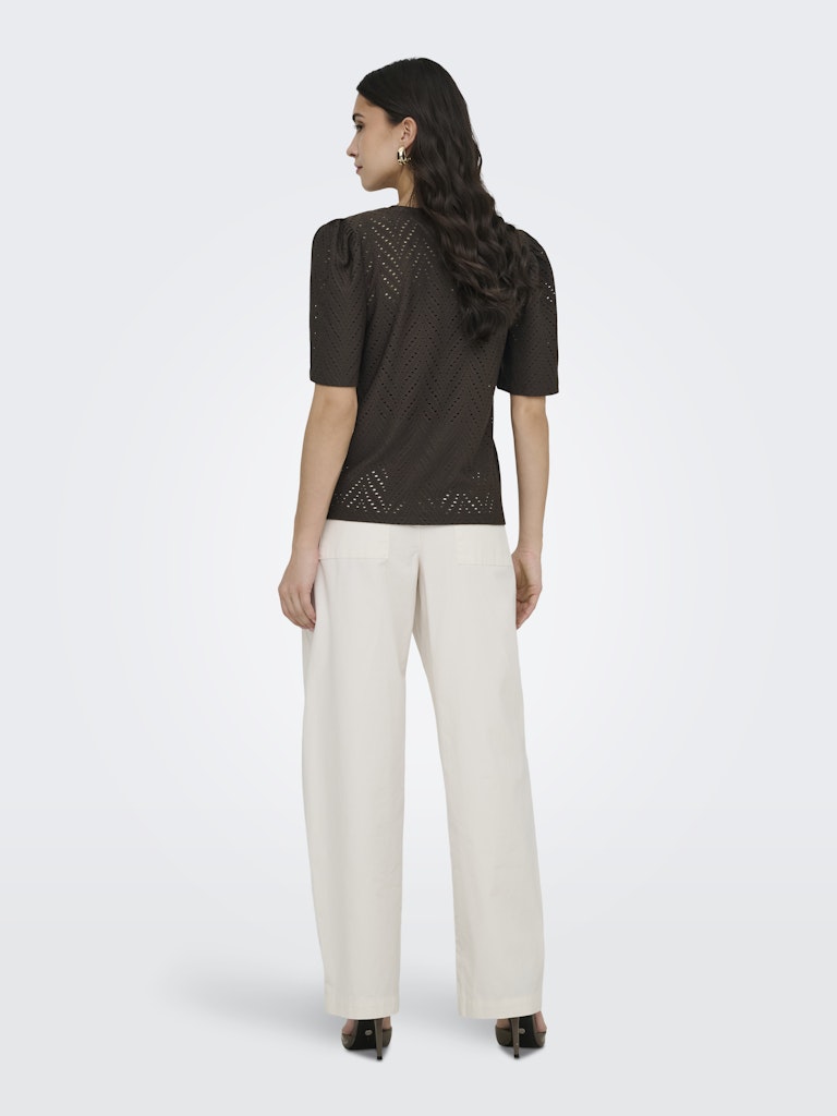 Jdycarla Cathinka S/s Top Jrs Noos - Bruin