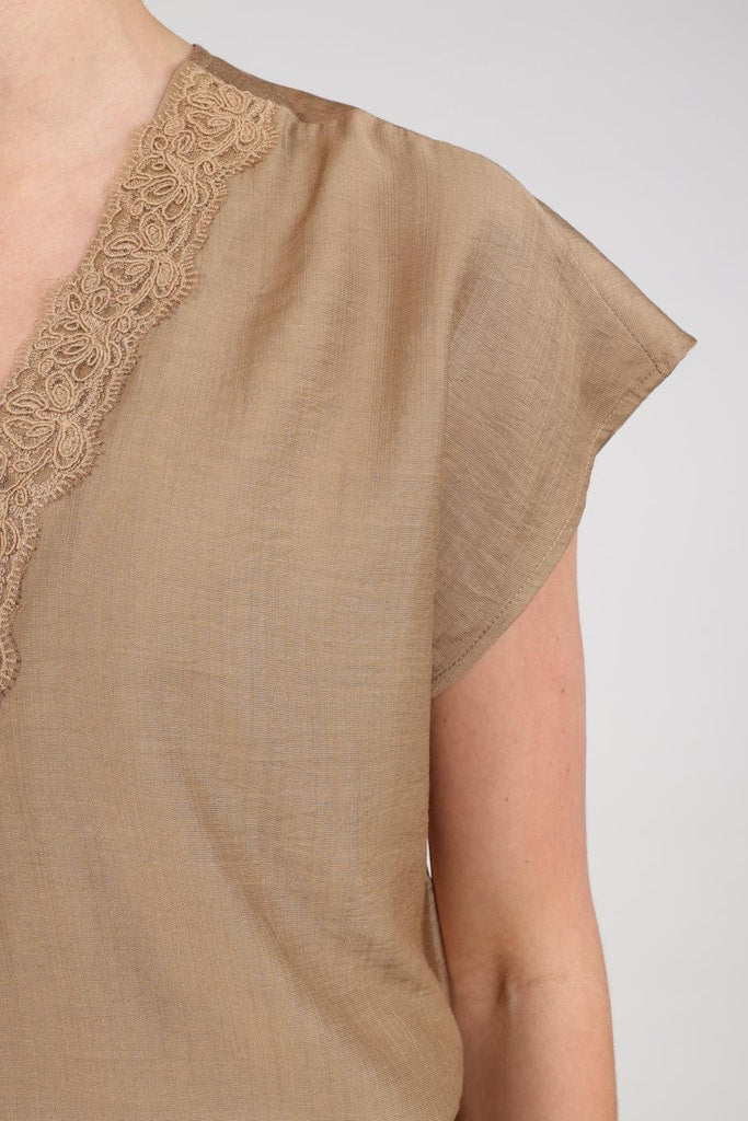 Marlijn Top - Camel