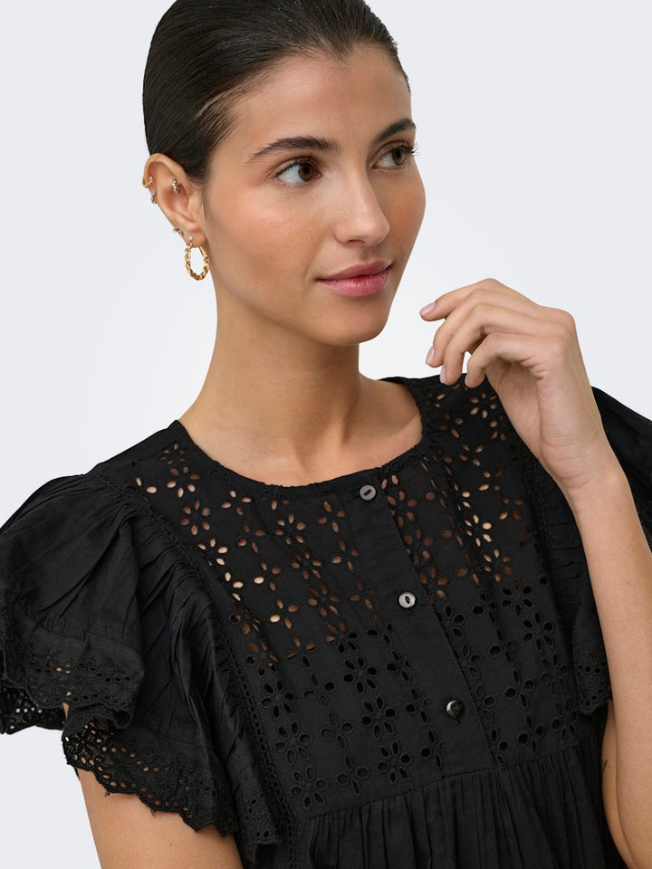 Jdysigga S/s Top Wvn - Zwart