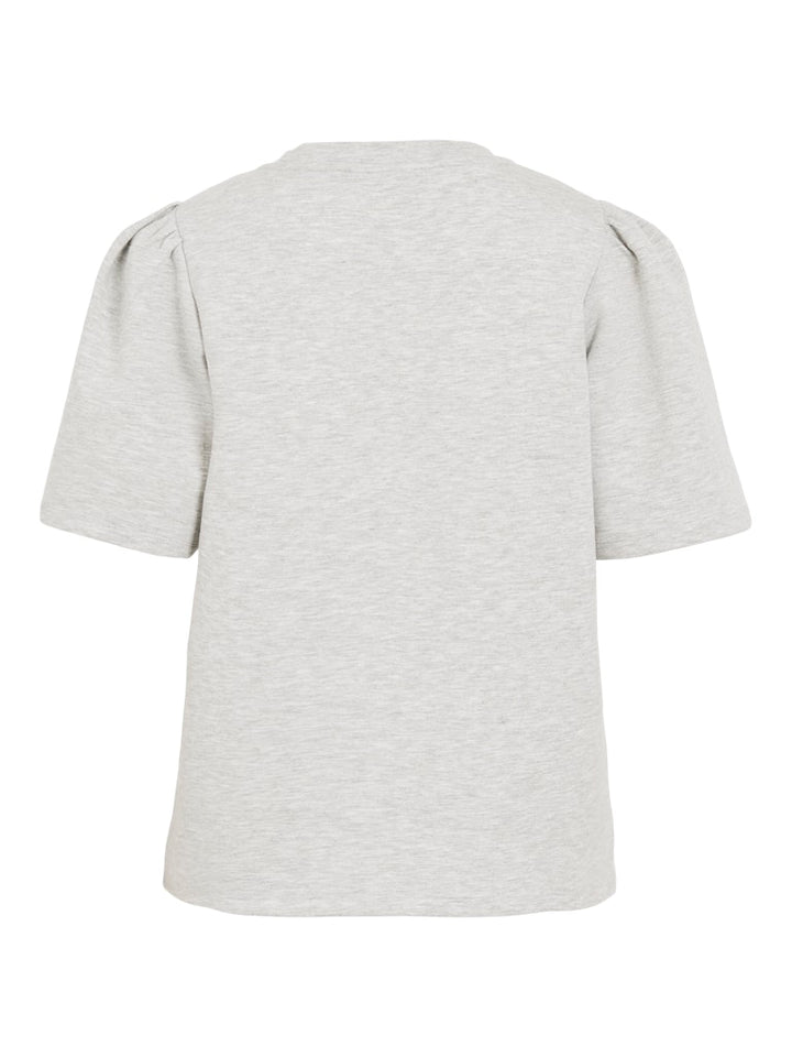 Visandy 2/4 O-neck Sweat Top - Noos - Grijs Melee