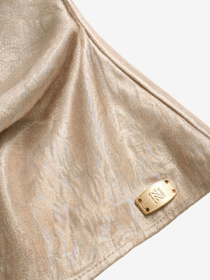 Porlamar Top - Goudkleurig