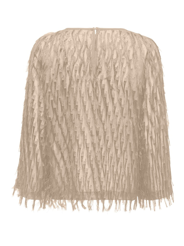 Jdyfleur Ls O-neck Top - Ecru