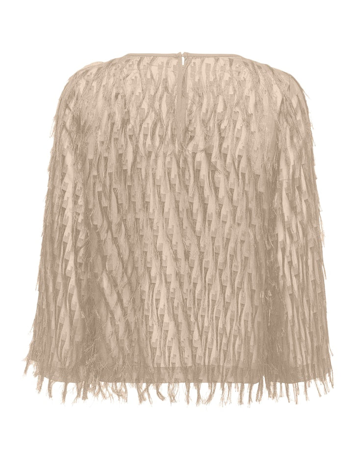 Jdyfleur Ls O-neck Top - Ecru