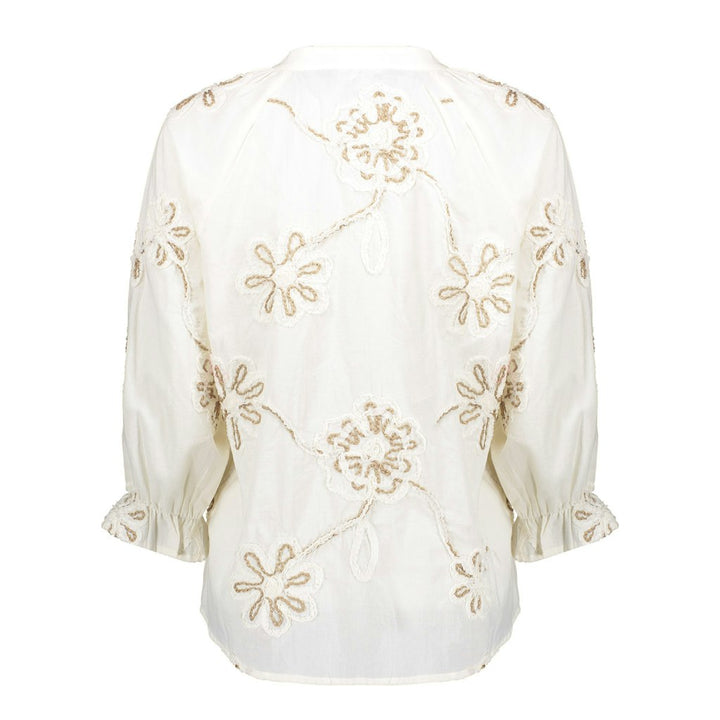 Top Embroidered - Ecru