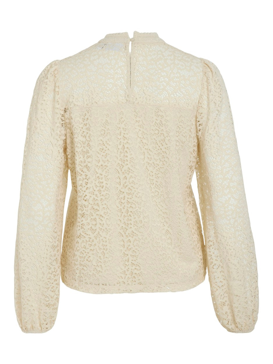 Viglaze L/s Top/r - Beige