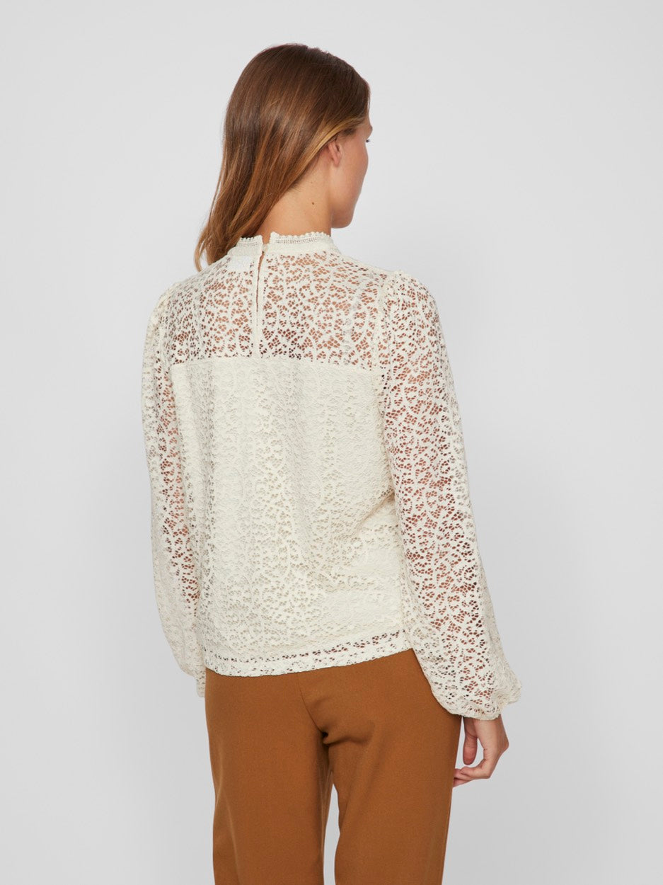 Viglaze L/s Top/r - Beige