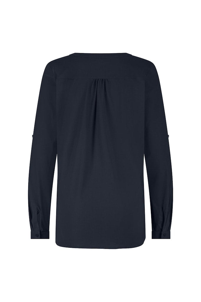 Evi Basic Blouse - Navy