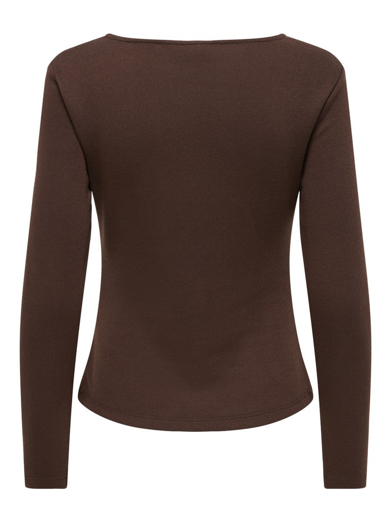 Jdyliva Life L/s O-neck Top Jrs - Bruin