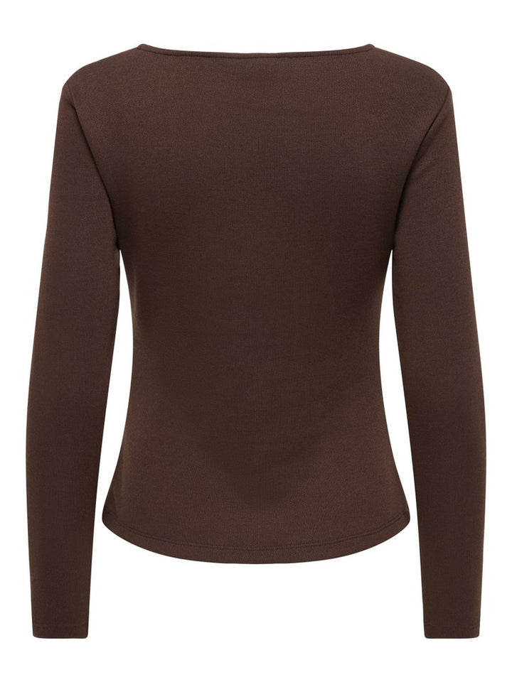 Jdyliva Life L/s O-neck Top Jrs - Bruin