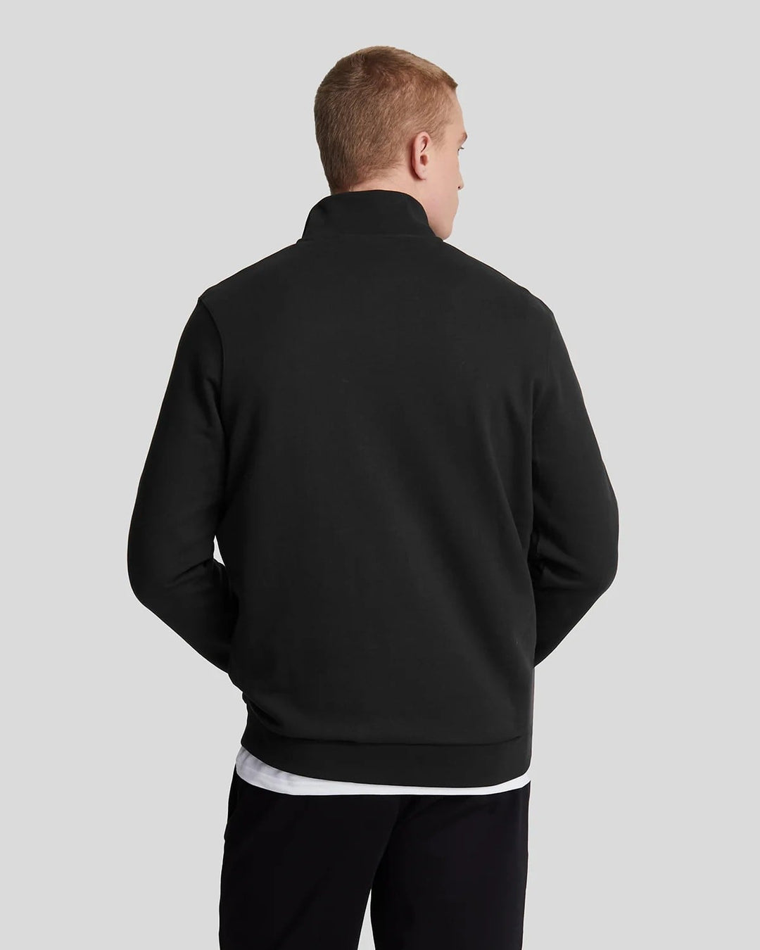Lyle & Scott ML2022 V sweater zwart – heren