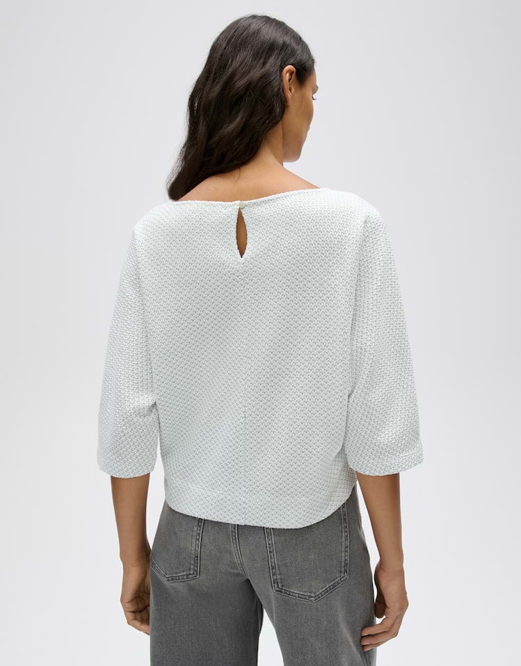Opus Sassoni 10622713469106 top k/m dames blauw dessin