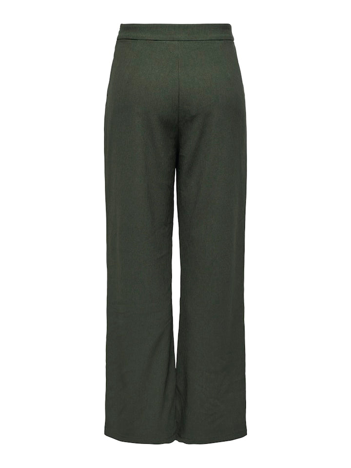 Jacqueline de Yong Vilma lange broek donkergroen – dames - L32