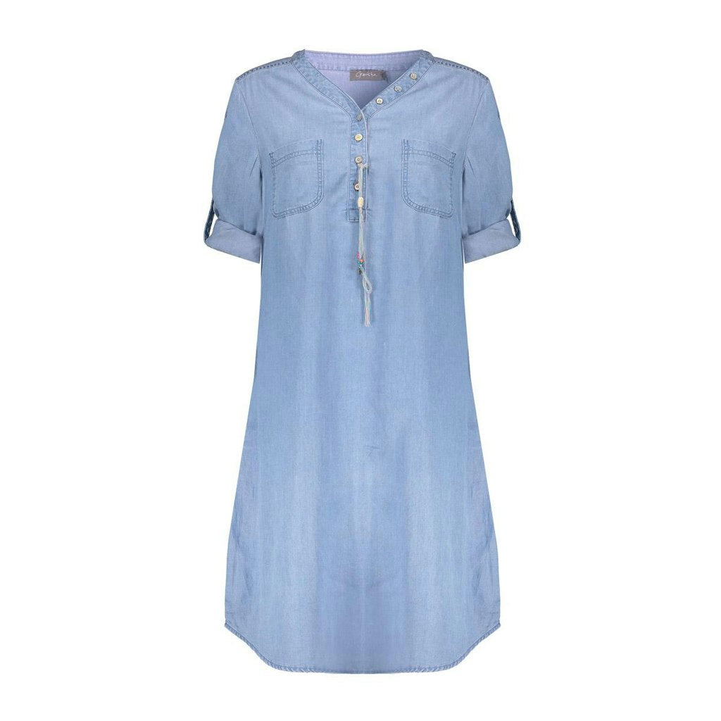 Jet Denim Dress - Blue Denim