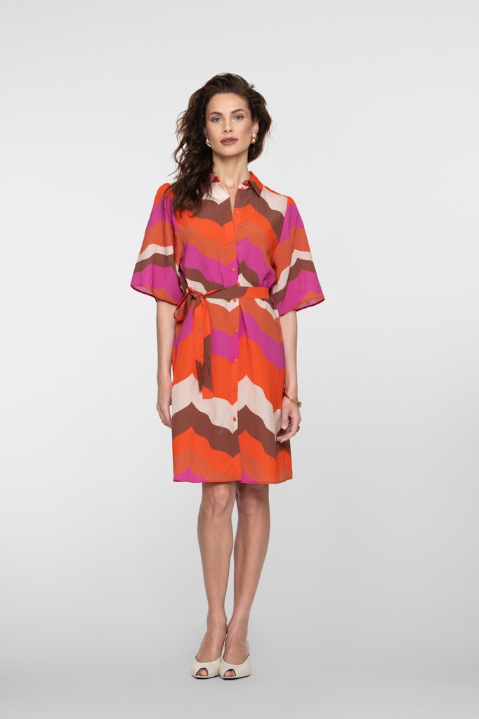 Dress - Oranje Dessin