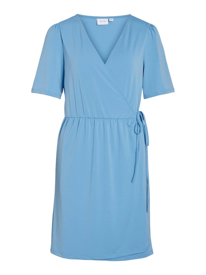 Vinayeli Ss Short Dress - Lichtblauw