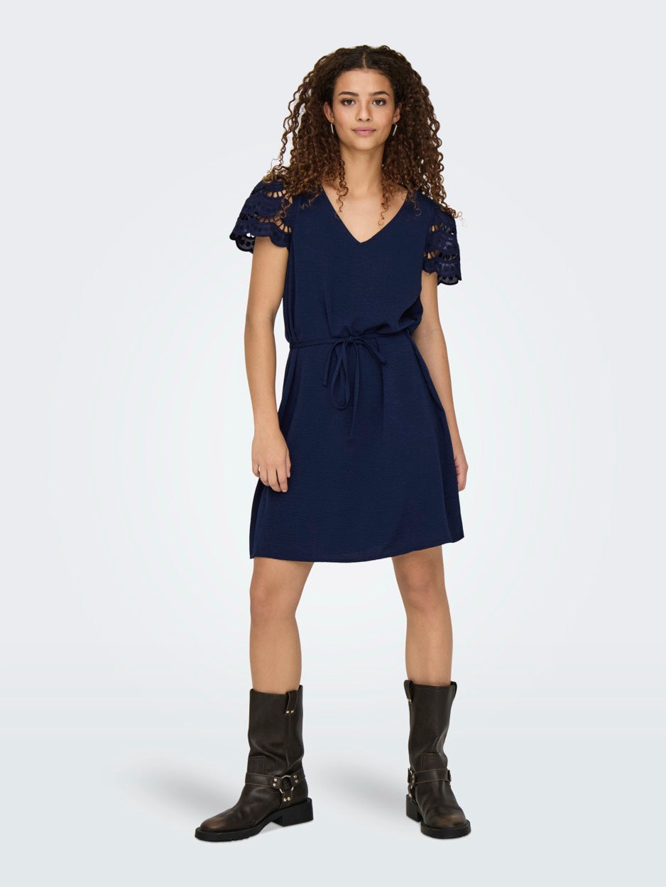 Jdyhannah Life Ss Dress - Navy