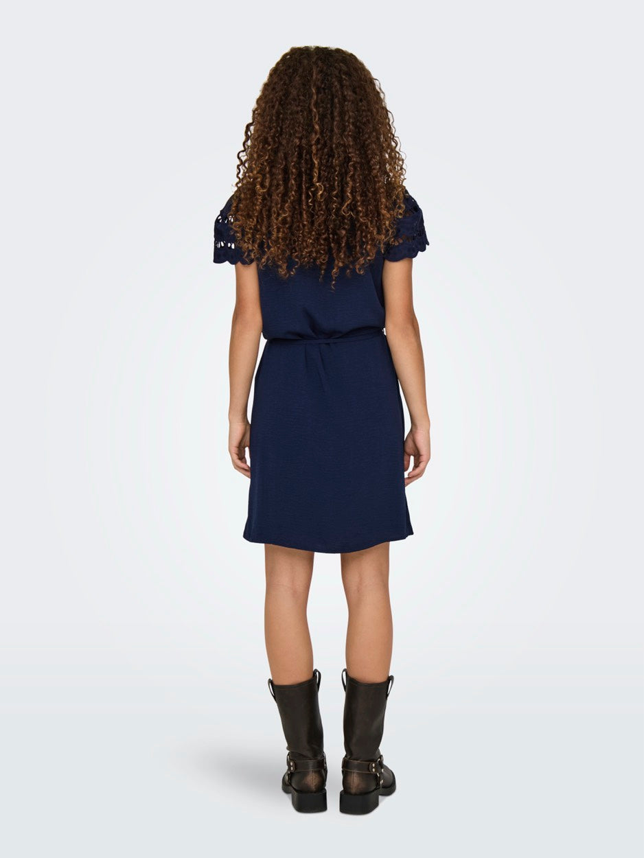 Jdyhannah Life Ss Dress - Navy