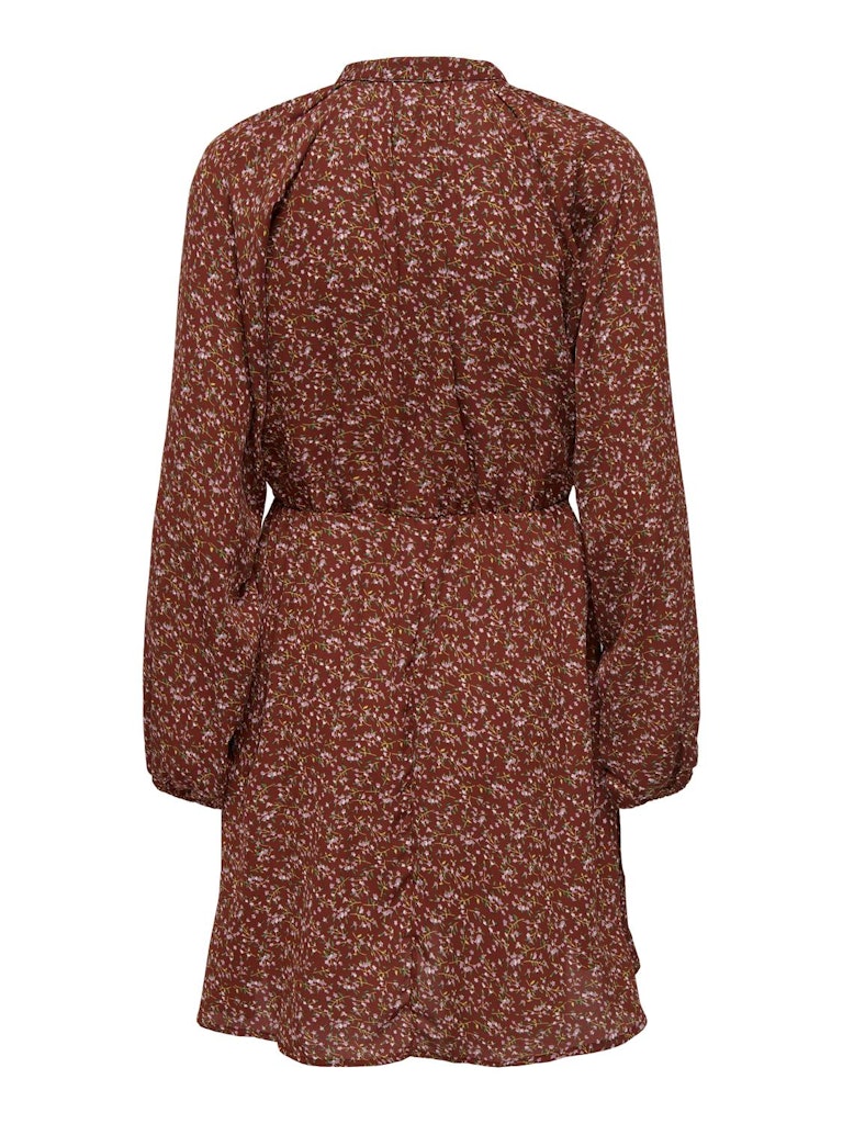 Jdycana L/s Short Dress Wvn - Rood Dessin