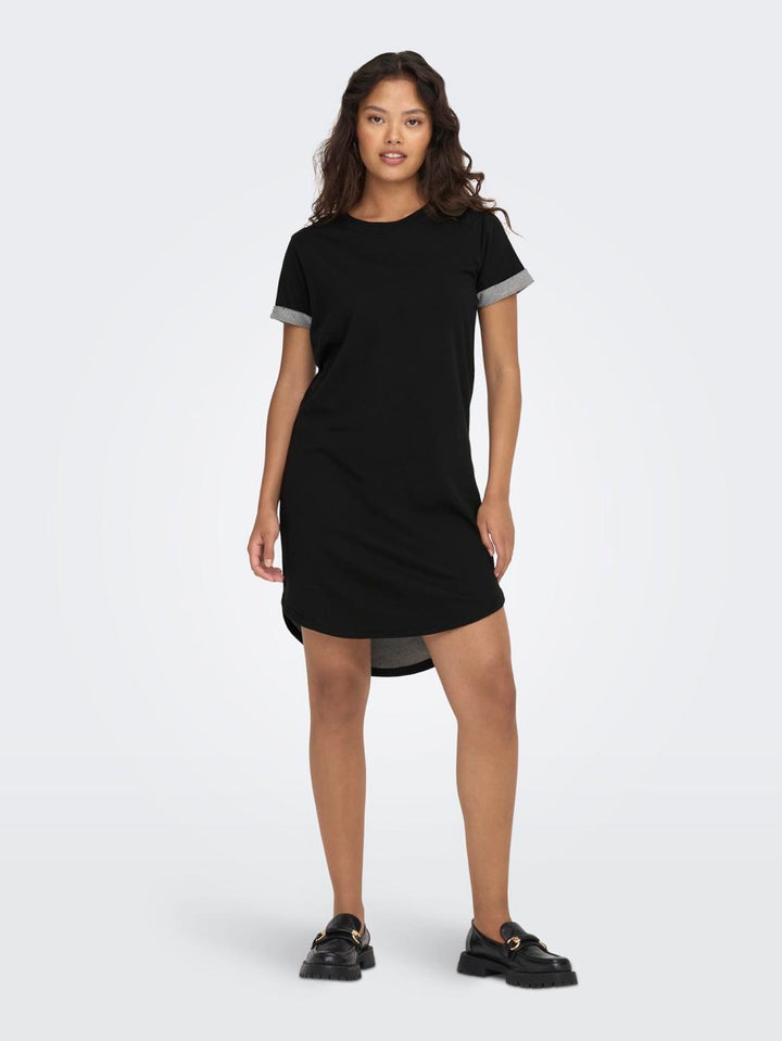 Jdyivy Life S/s Dress Jrs Noos - Zwart