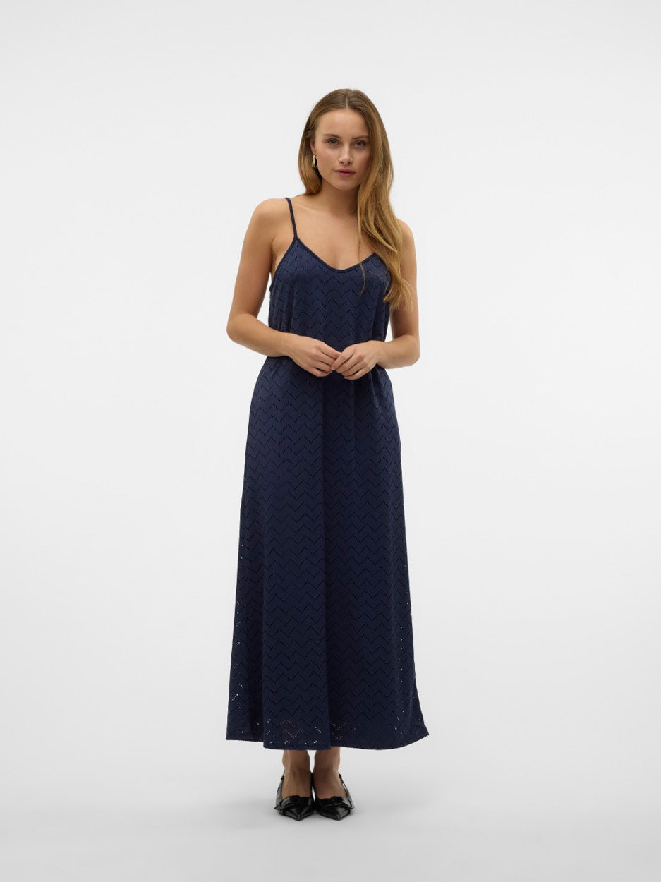 Vmthas Singlet Ankle Dress Jrs Ga V - Navy