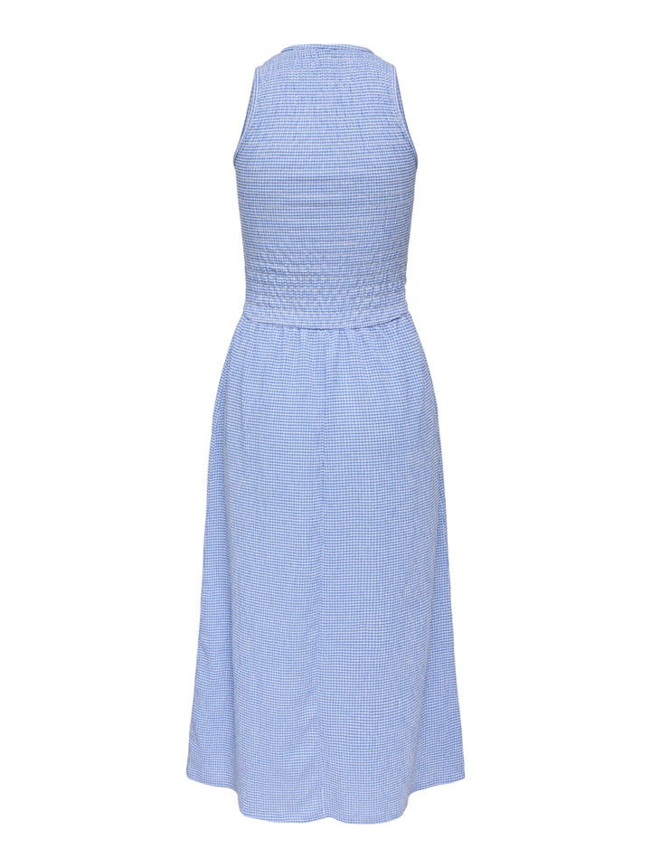 Onlcelle Life S/l Smock Dress Jrs - Blauw Dessin