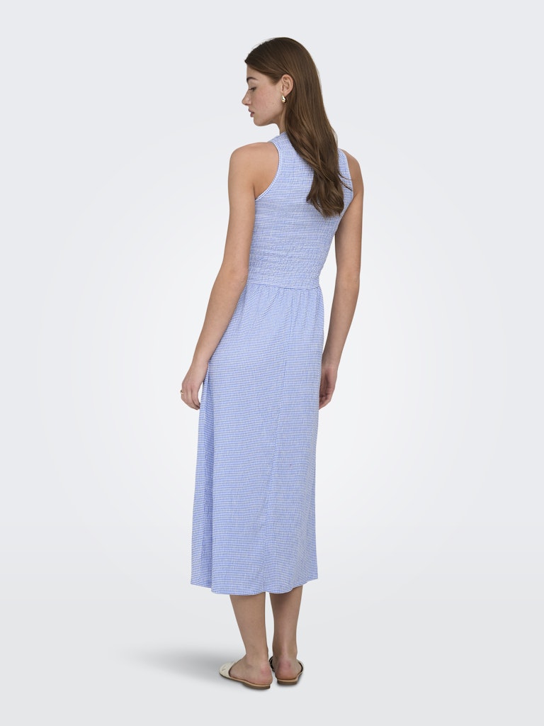 Onlcelle Life S/l Smock Dress Jrs - Blauw Dessin