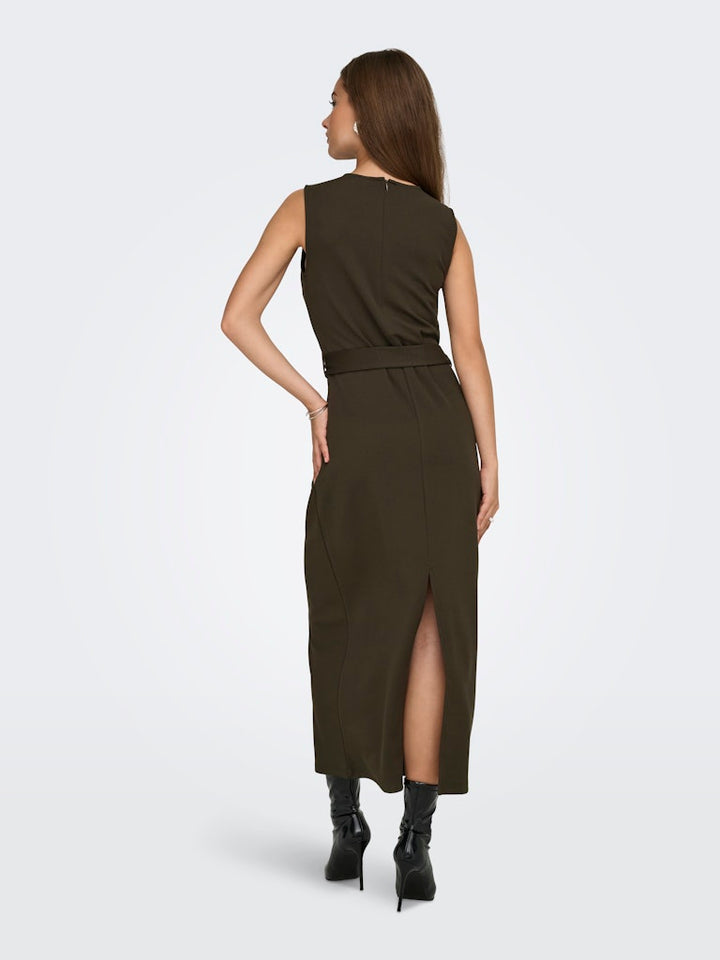 Jdyana S/l Belt Dress Jrs - Bruin