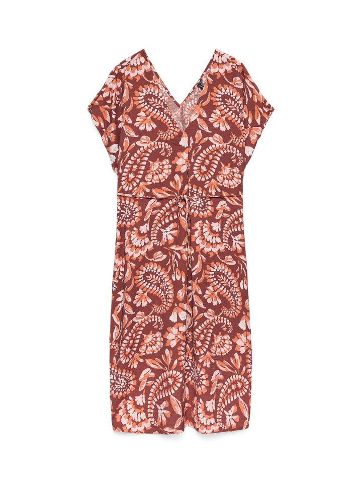 Vmnellie Carla Wide 7/8 Kaftan Wvn Ga - Rood Dessin