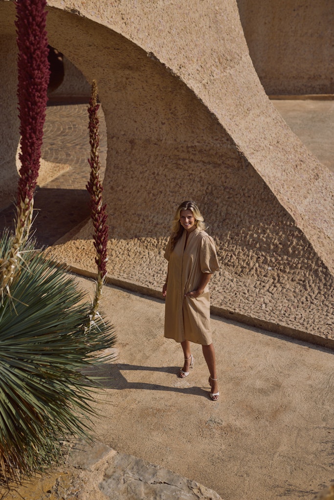 Mayke Dress - Camel