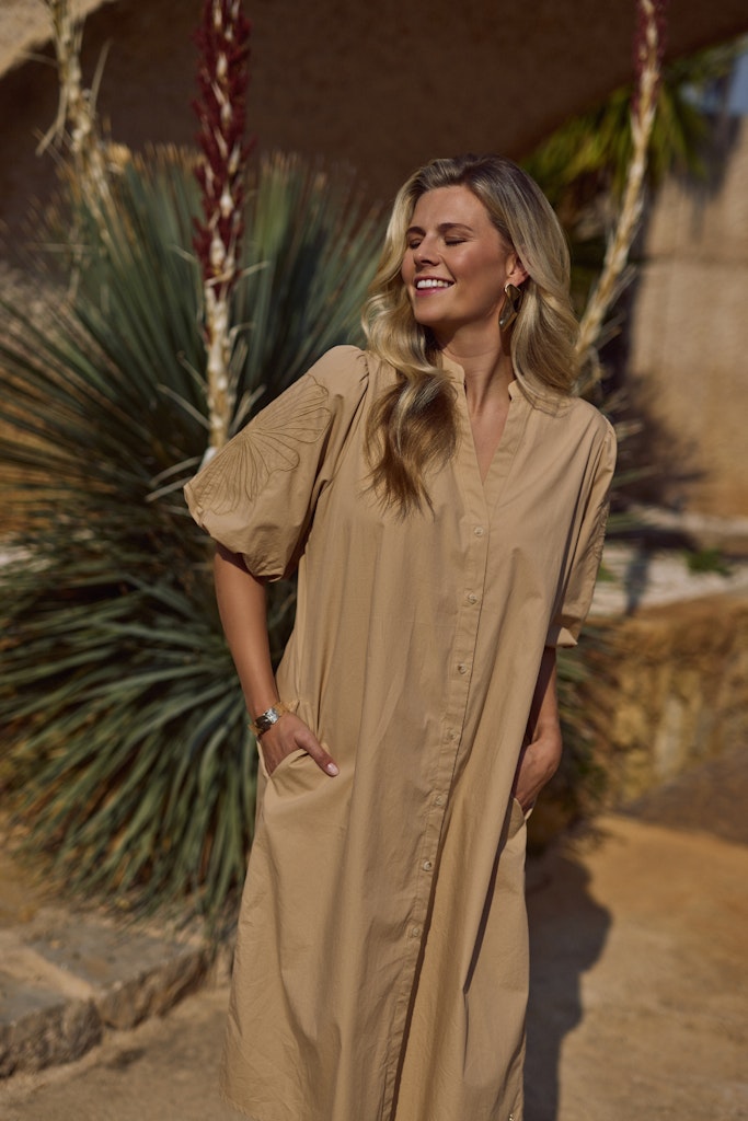 Mayke Dress - Camel