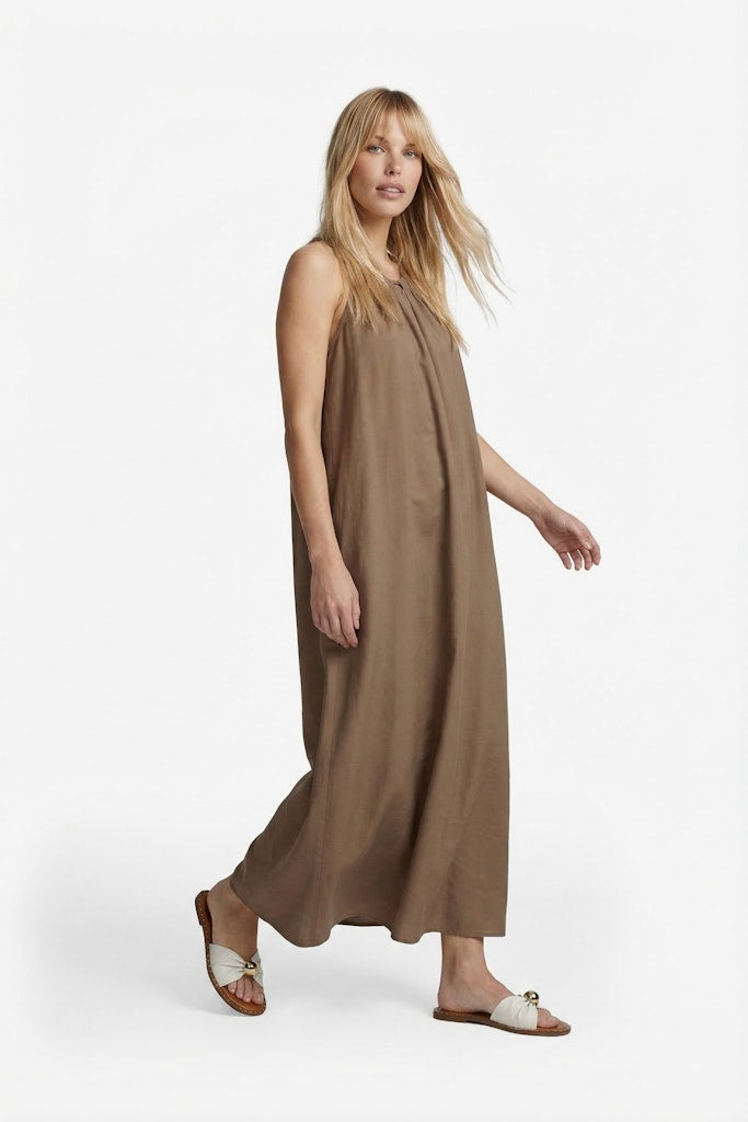 Ilona Dress - Bruin Dessin