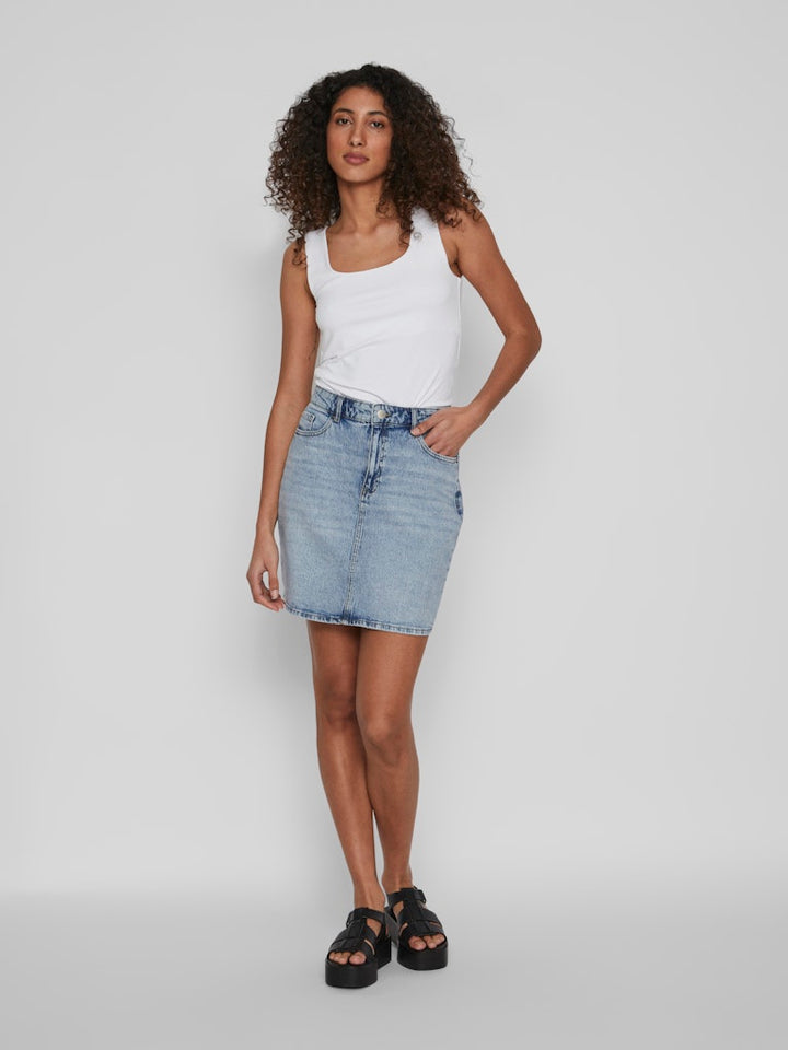 Vikaja Jaf Denim Skirt- Noos - Blue Denim