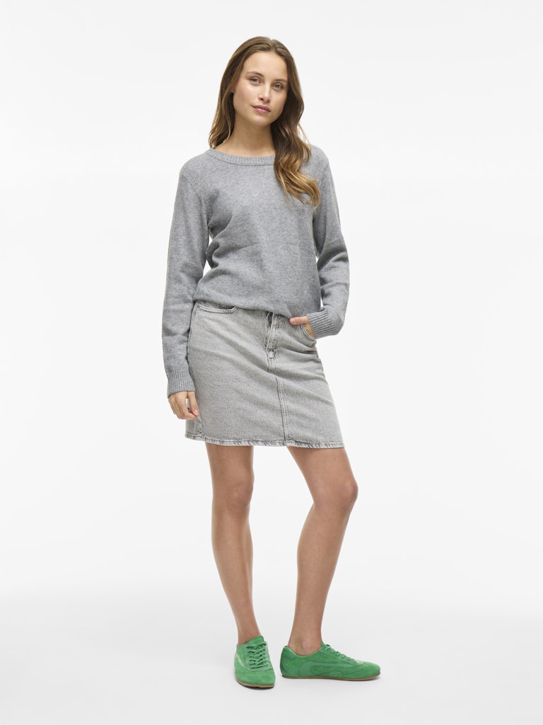 Vikaja Jaf Denim Skirt- Noos - Grey Denim