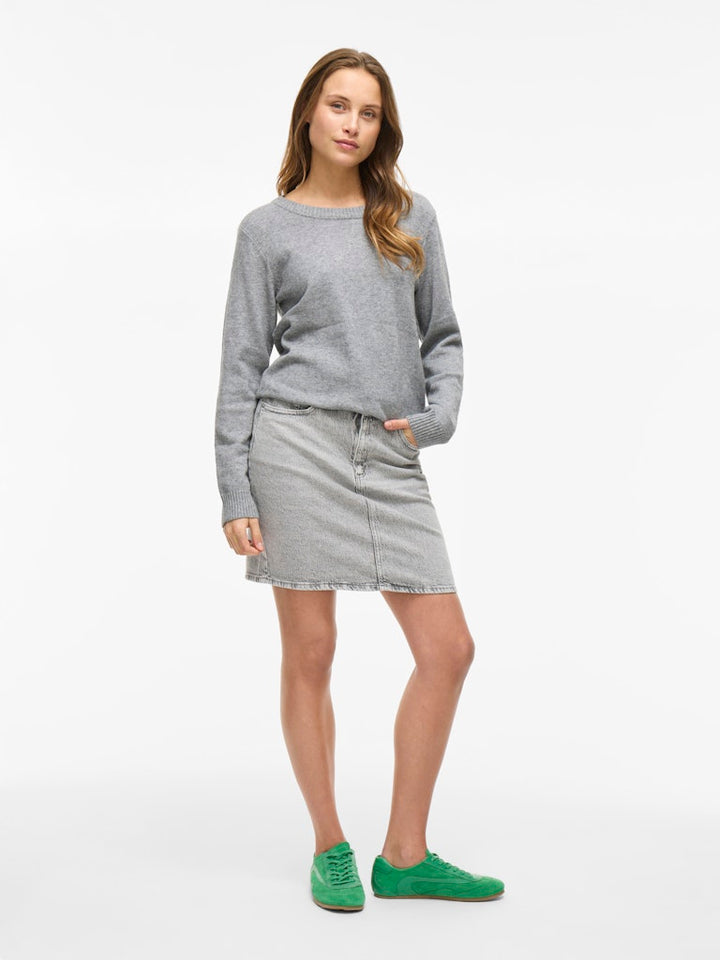 Vikaja Jaf Denim Skirt- Noos - Grey Denim