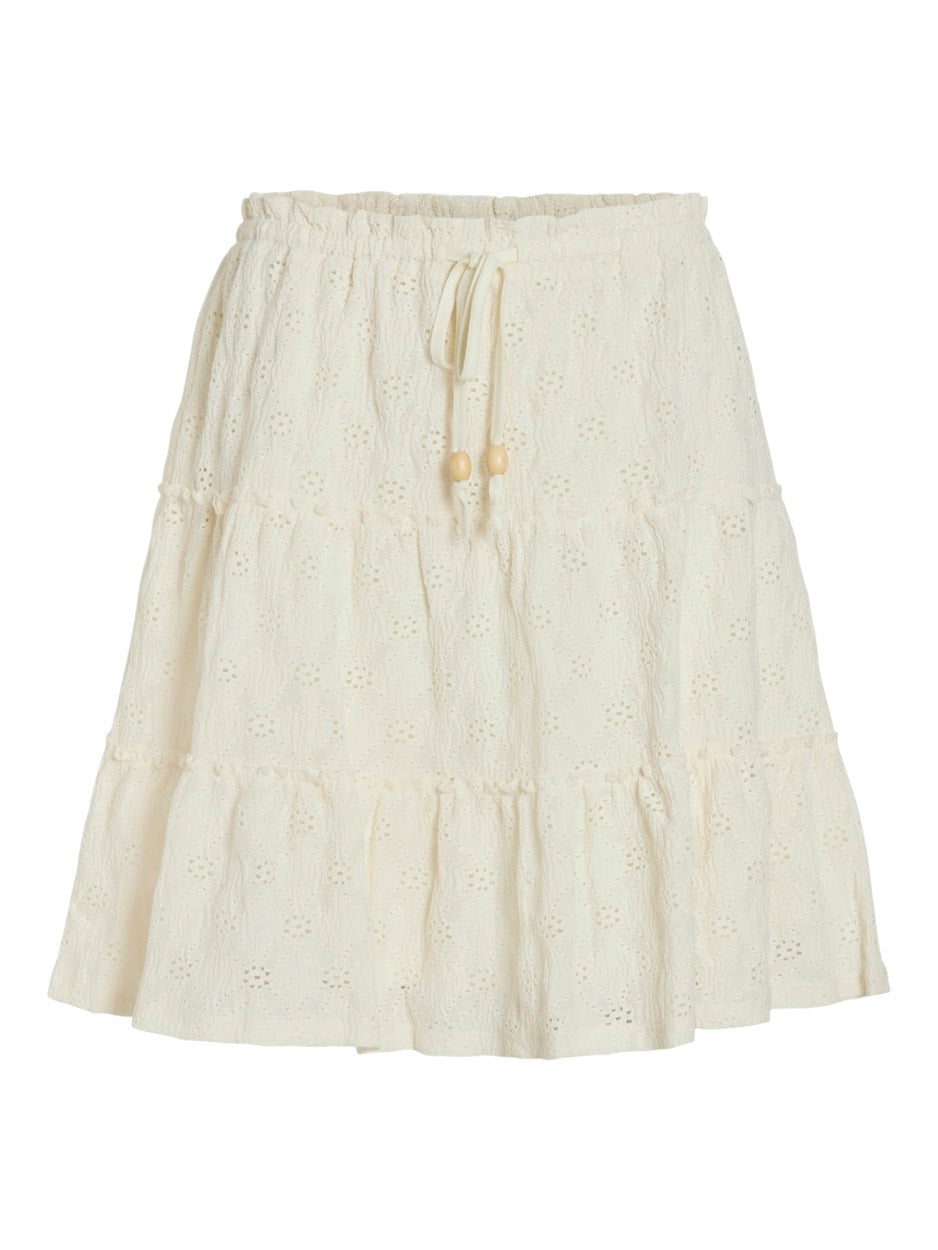 Vimelanie Hw Pointelle Skirt - Ecru