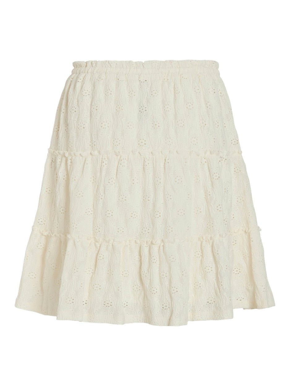 Vimelanie Hw Pointelle Skirt - Ecru