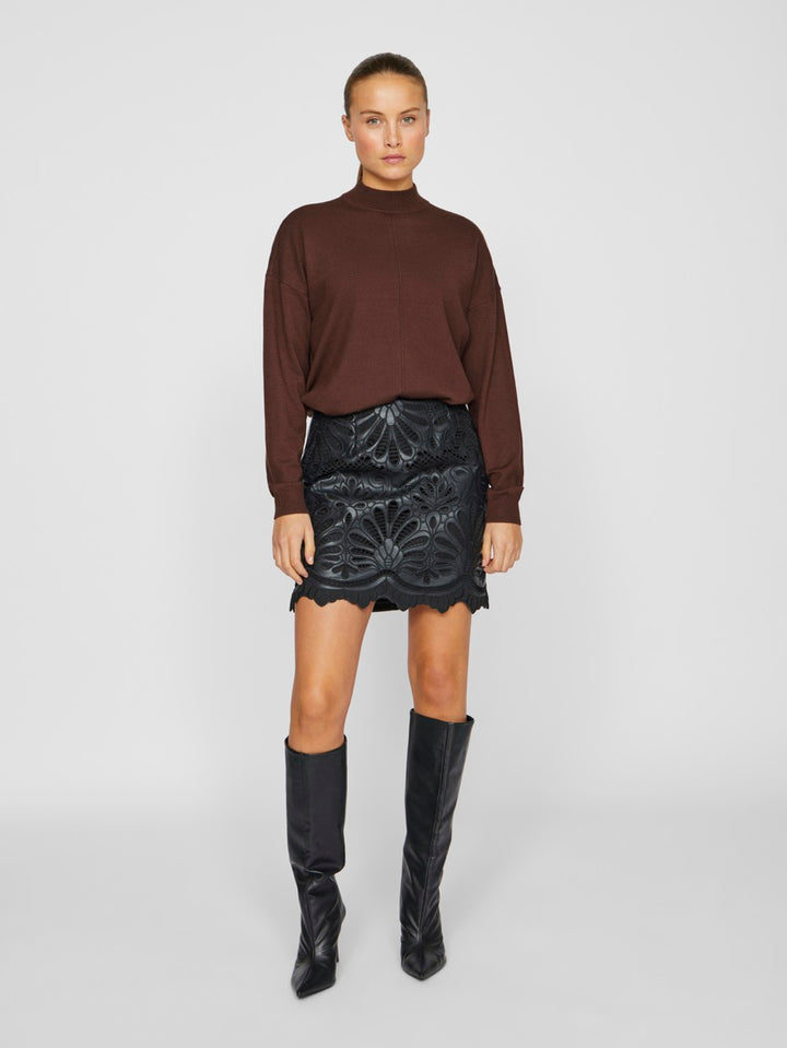 Vipaz Hw Coated Skirt - Zwart