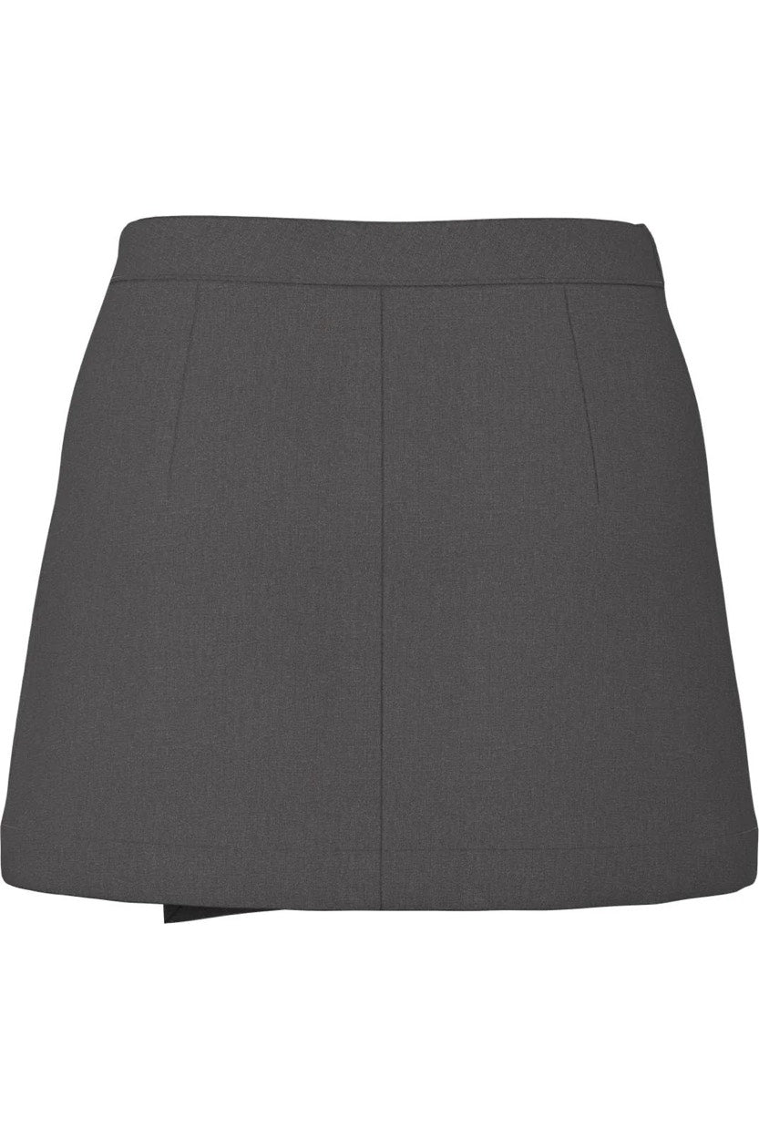 Hdpaula Short Skirt - Grijs Melee