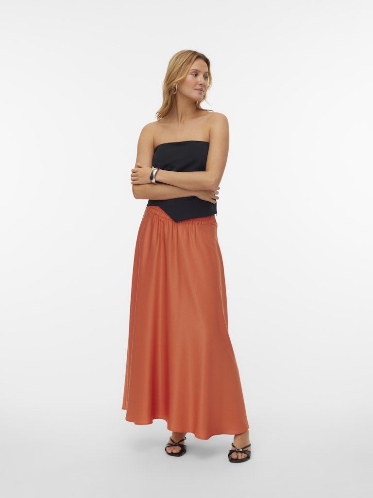 Vmmira Ankle Skirt Wvn - Oranje