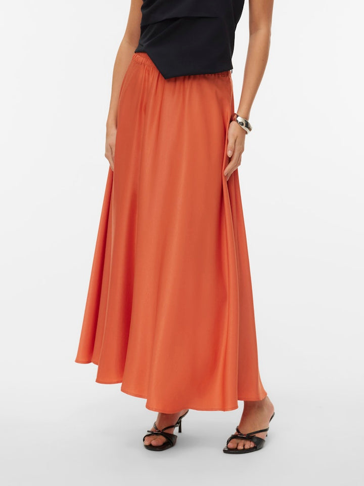 Vmmira Ankle Skirt Wvn - Oranje