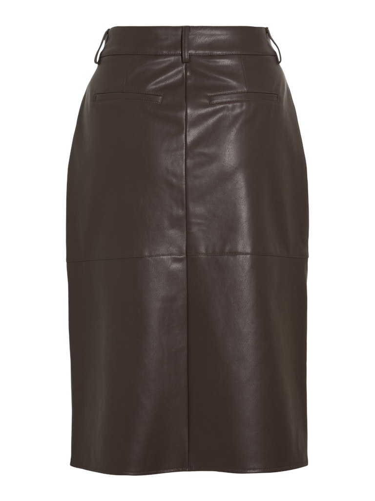 Vidagmar Hw Midi Coated Skirt - Noos - Bruin