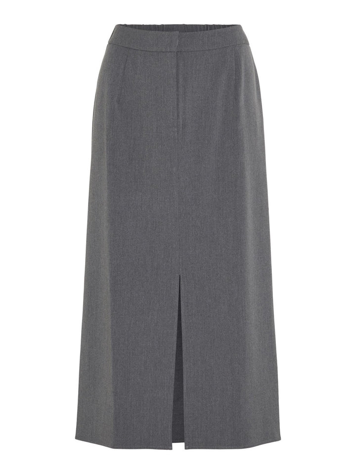 Vivarone Hw Midi Skirt - Grijs Melee