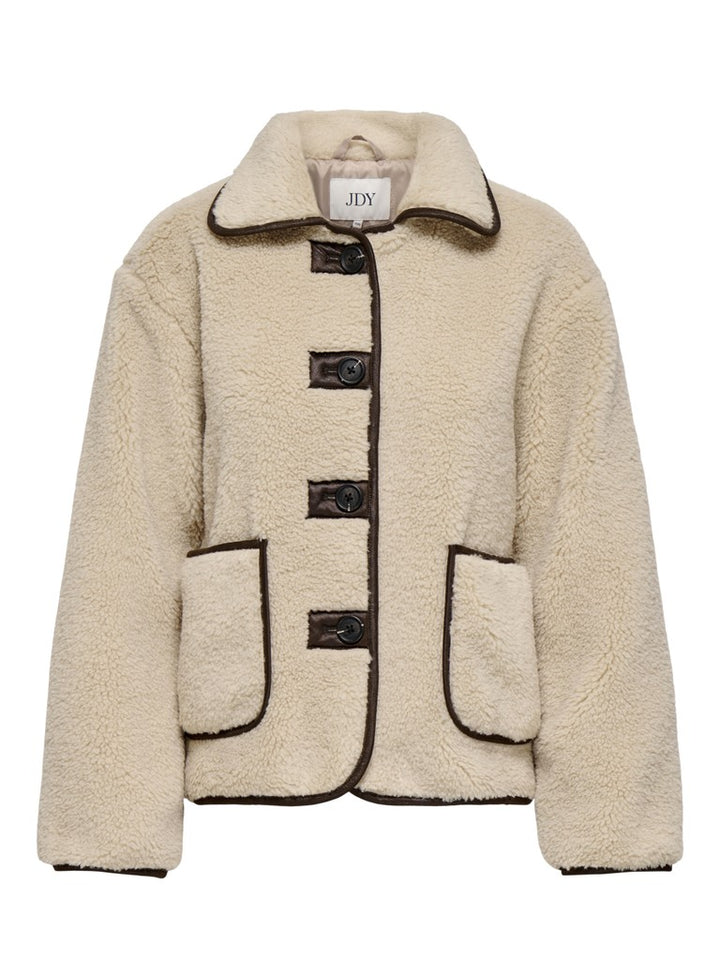Jdynoella Life Teddy Jacket Otw Noos - Beige