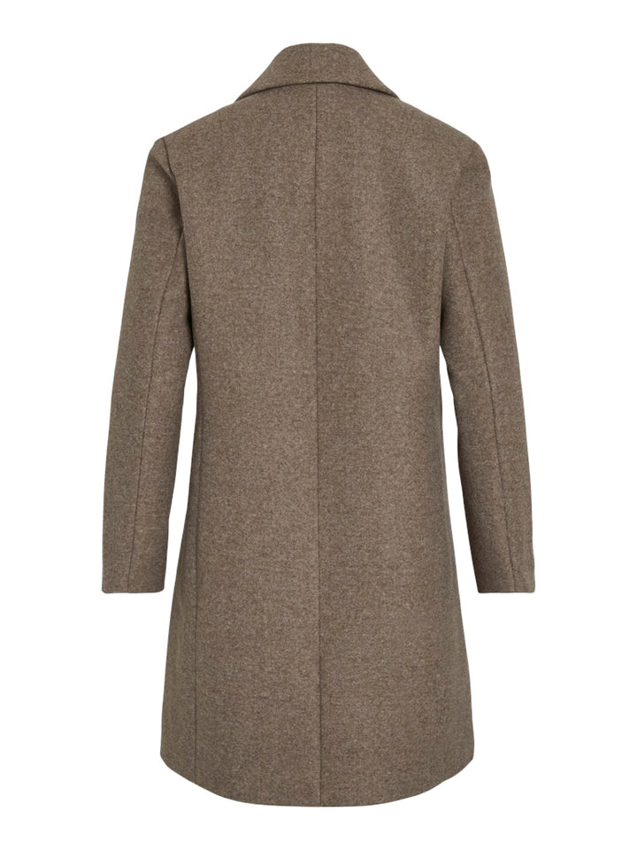 Viclaudia Button Coat - Noos - Zand