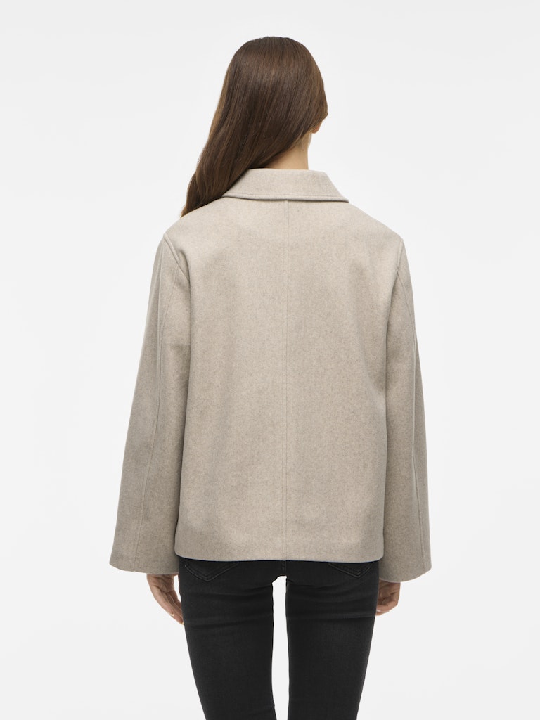 Viclaudia L/s Jacket- Noos - Beige