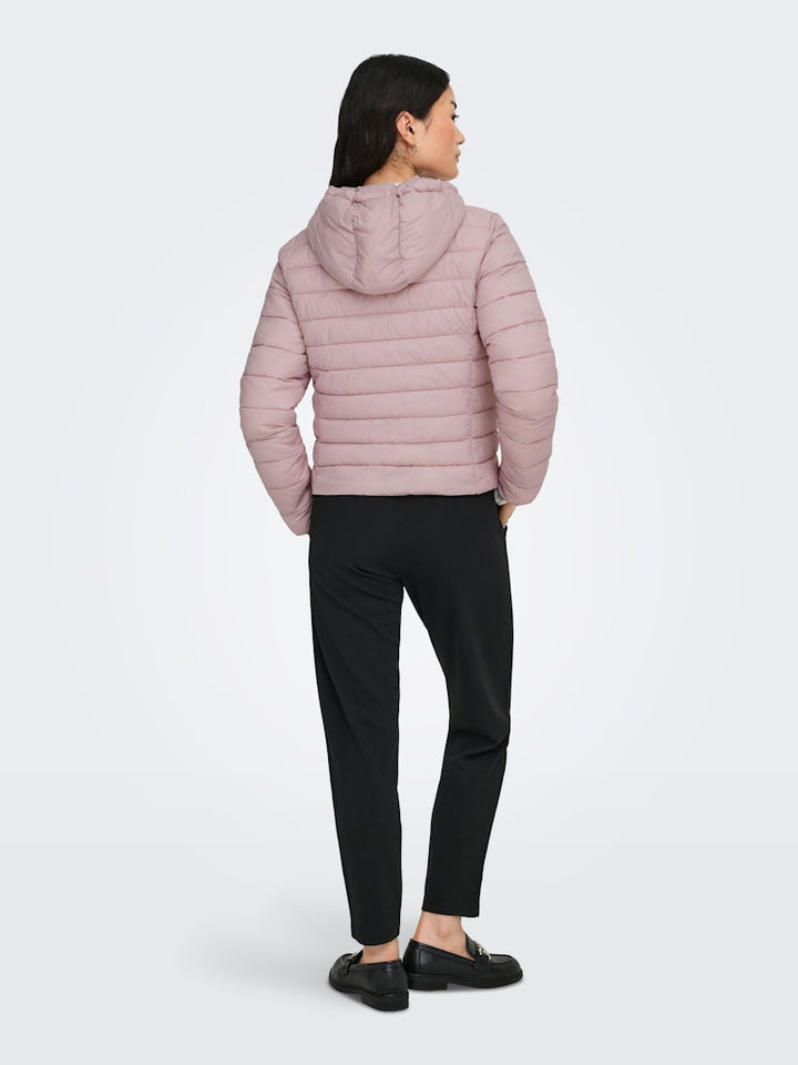 Onltahia Lw Quilted Hood Jkt Noos Otw - Licht Roze