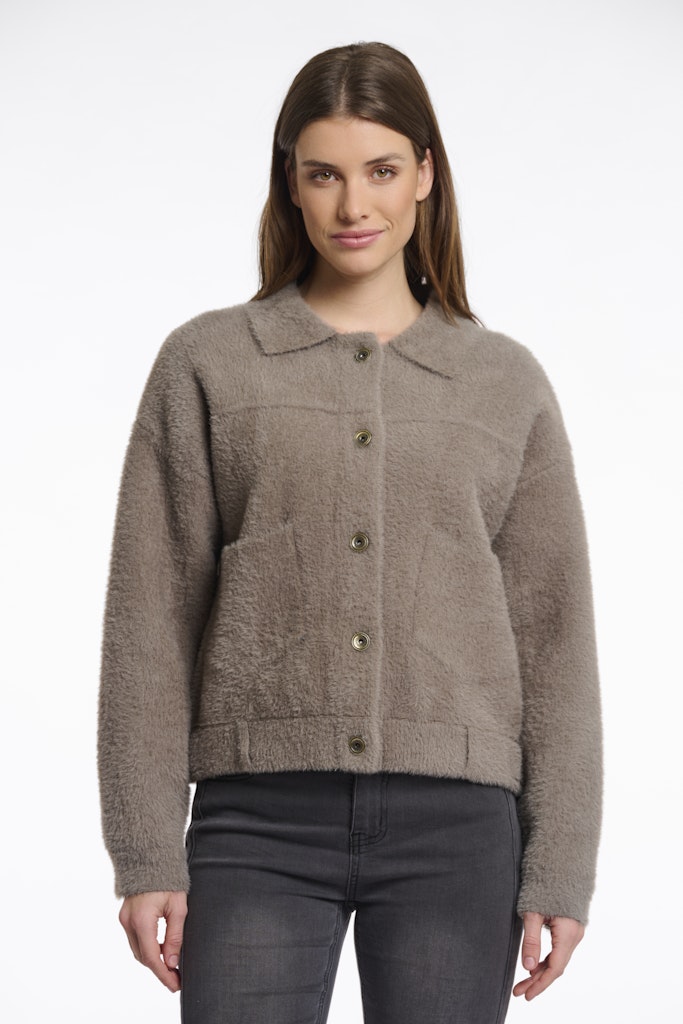 Boxy Jacket - Taupe