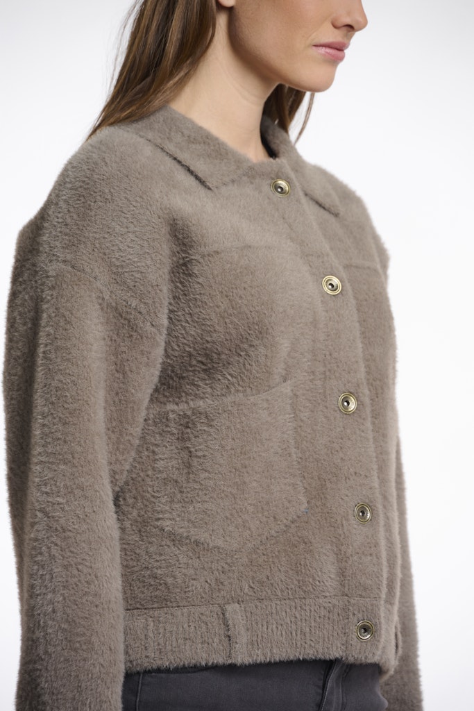 Boxy Jacket - Taupe