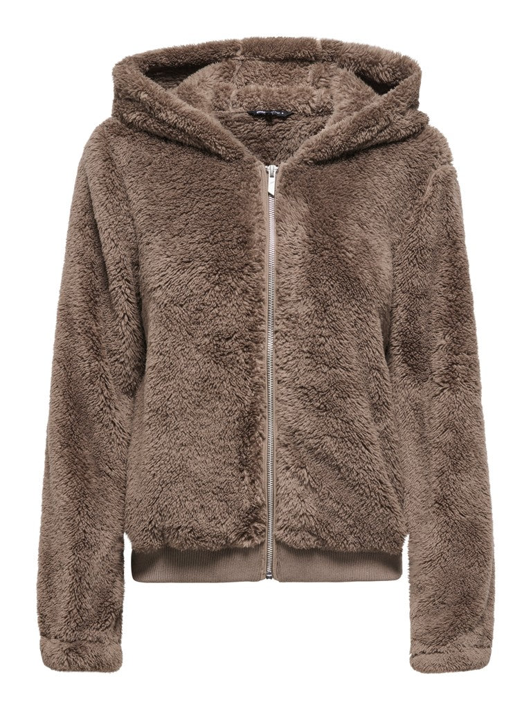 Onlnewanna Contact Sherpa Jkt Otw N - Taupe