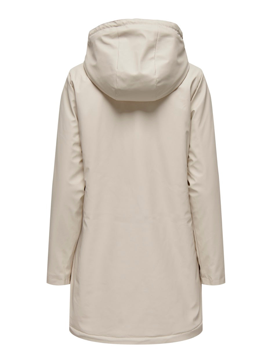 Onlsally Raincoat Otw Noos - Beige